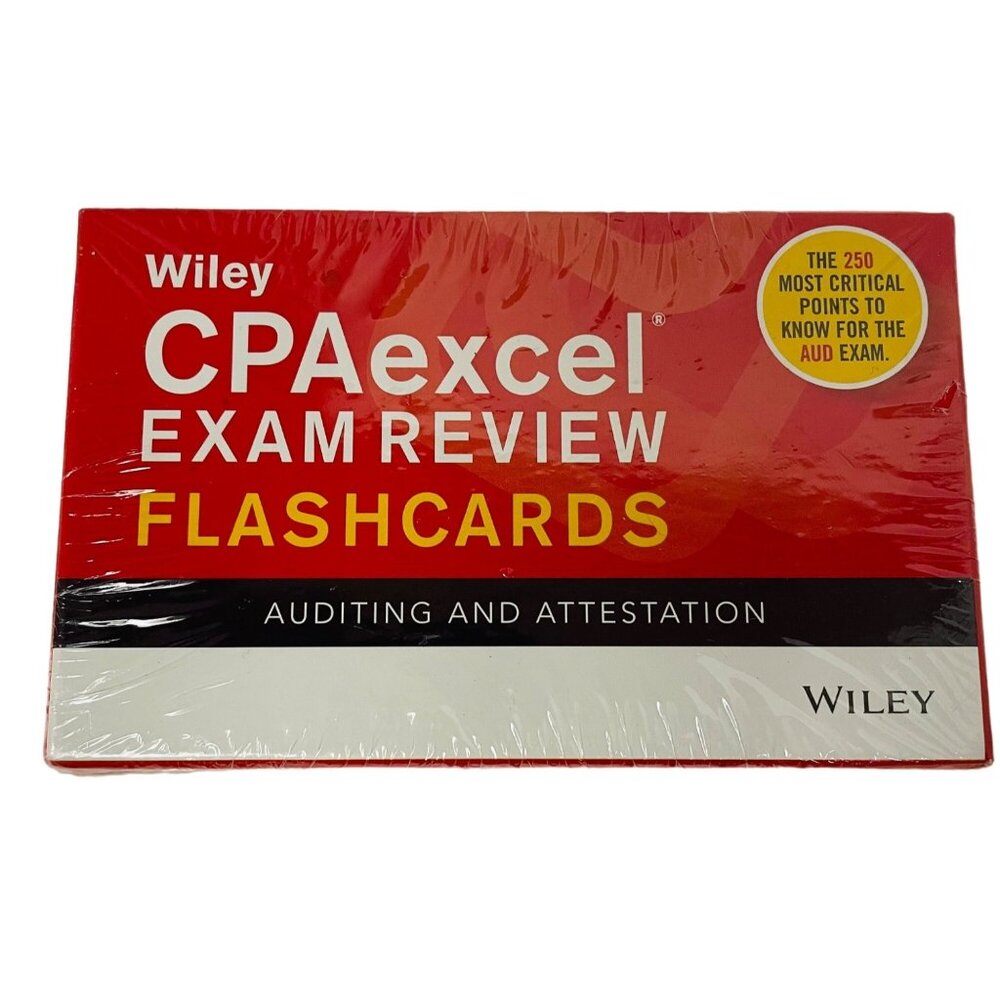 Wiley CPAexcel Exam Review Flashcards Auditing & Attestation‎ New Sealed